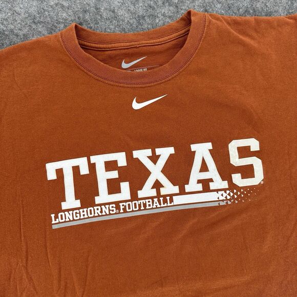 Men's Nike TEXAS LONGHORNS Dri-FIT Graphic S/S T-Shirt (Burnt Orange) | sz M - Picture 2 of 5